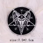 Twelve constellations astrology and witchcraft embroidered iron on patches