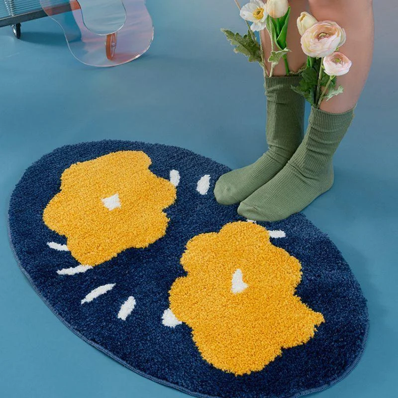 Twin Flowers Mat Patchandbagel 788285