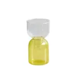 Two piece mini bud vase terrarium set