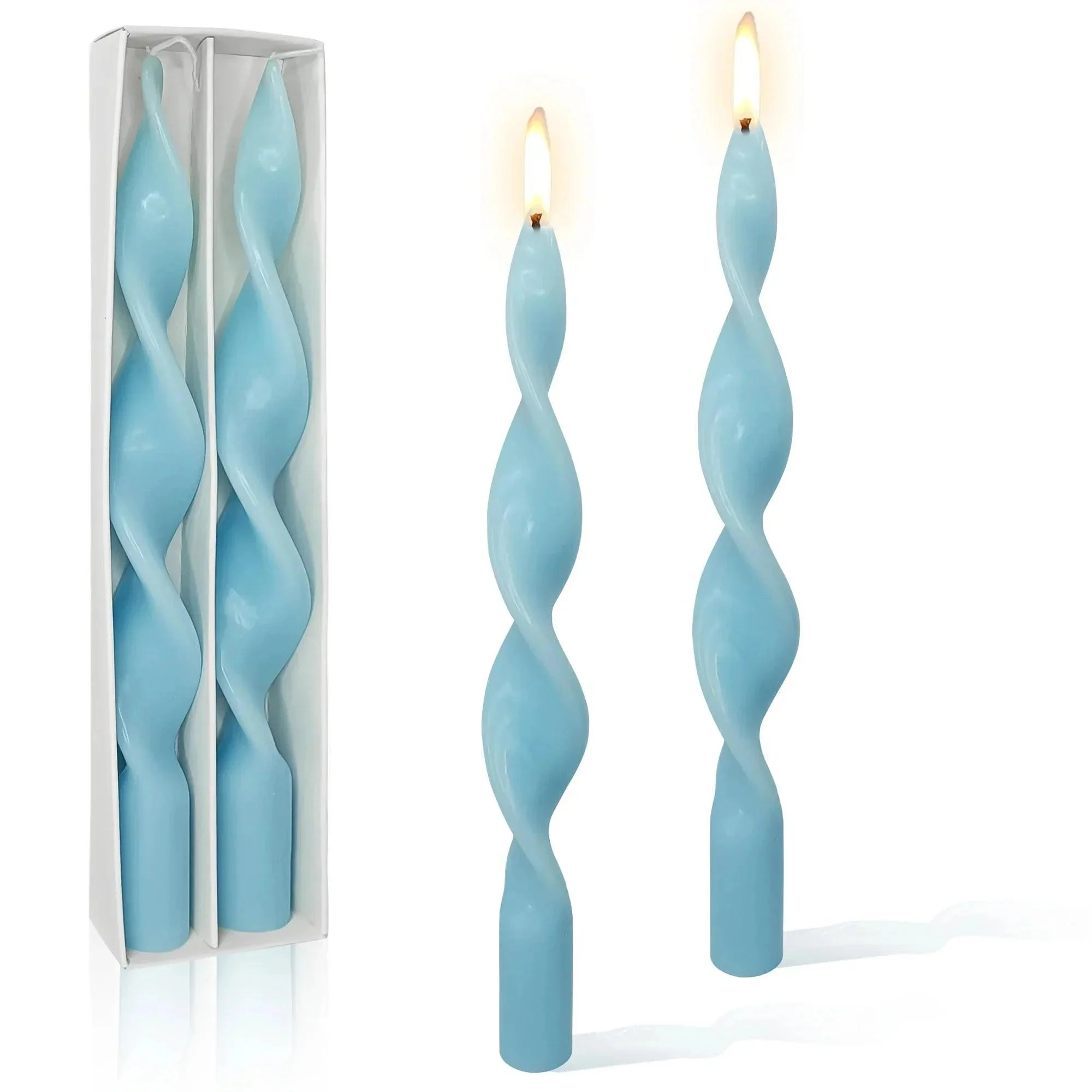 Two Piece Twisted Tapered Candle Set 841930