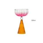 Two tone coloured ripple style glass