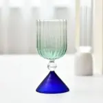 Two tone coloured ripple style glass