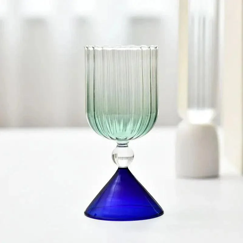 Two Tone Coloured Ripple Style Glass 781878