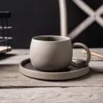 Two tone mug and saucerdrinkswareliving simply house