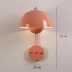 U2fANieuwe Nederlandse Ontwerper Led Bloem Knop Wandlamp Home Paddestoel Schansen Macaron Schakelaar Nachtlampje Slaapkamer Verlichting Decor c9f1faa3 b720 4a01 906e 891a1568efdc