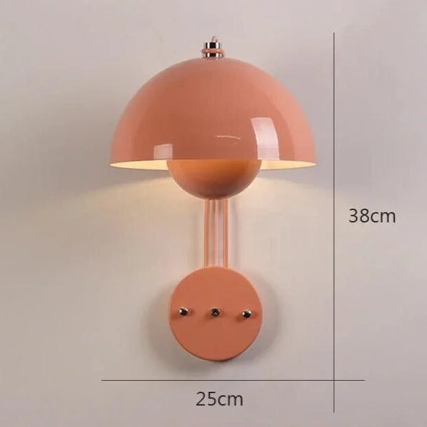 U2fanieuwe Nederlandse Ontwerper Led Bloem Knop Wandlamp Home Paddestoel Schansen Macaron Schakelaar Nachtlampje Slaapkamer Verlichting Decor C9f1faa3 B720 4a01 906e 891a1568efdc