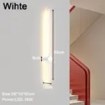 UL46Dimbare Indoor Led Wandlampen Wandverlichtingsarmaturen Voor Slaapkamer Woonkamer Zwart Wit Binnenmuur Schans Voor Gang