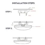 Ultra thin led ceiling light 15203050w