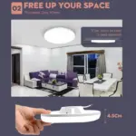 Ultra thin led ceiling light 15203050w