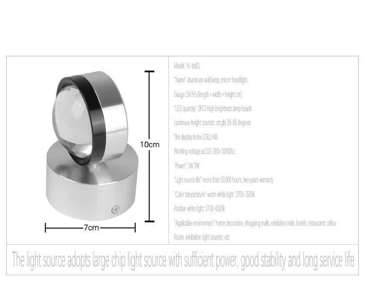 Up Down Rgb Led Indoor Hotel Light 888006