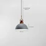 Urban haengeleuchte modern chic schwarz weiss led trendycreativity xlumina2
