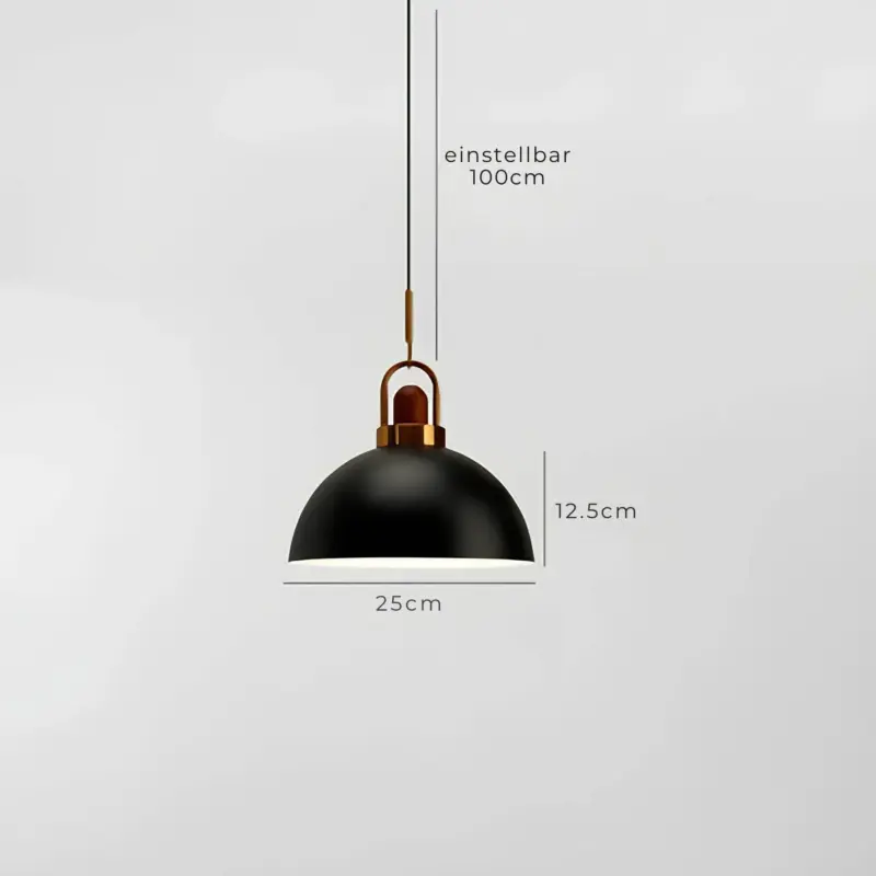Urban haengeleuchte modern chic schwarz weiss led trendycreativity xlumina5