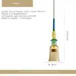 Urbansimplicity pendelleuchte farbiges glas bernstein blau gruen klein mittel gross xlumina3