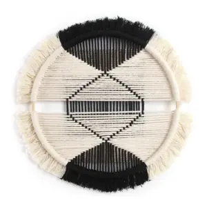 Round Hand-woven Tapestry
