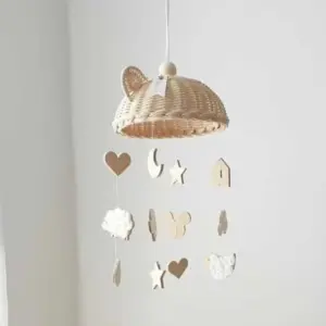 Rattan Crib Hanging Toy