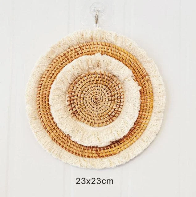 V Rattan Round 1pcs 1077154282