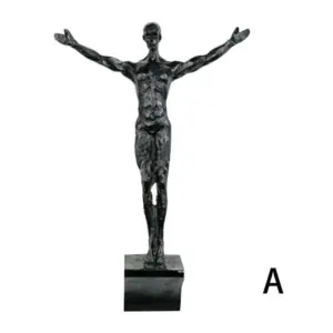 Wall Decoration - Climber - Retro Resin - Climbing Statue