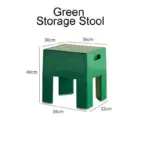 Versatile space age folding storage stool