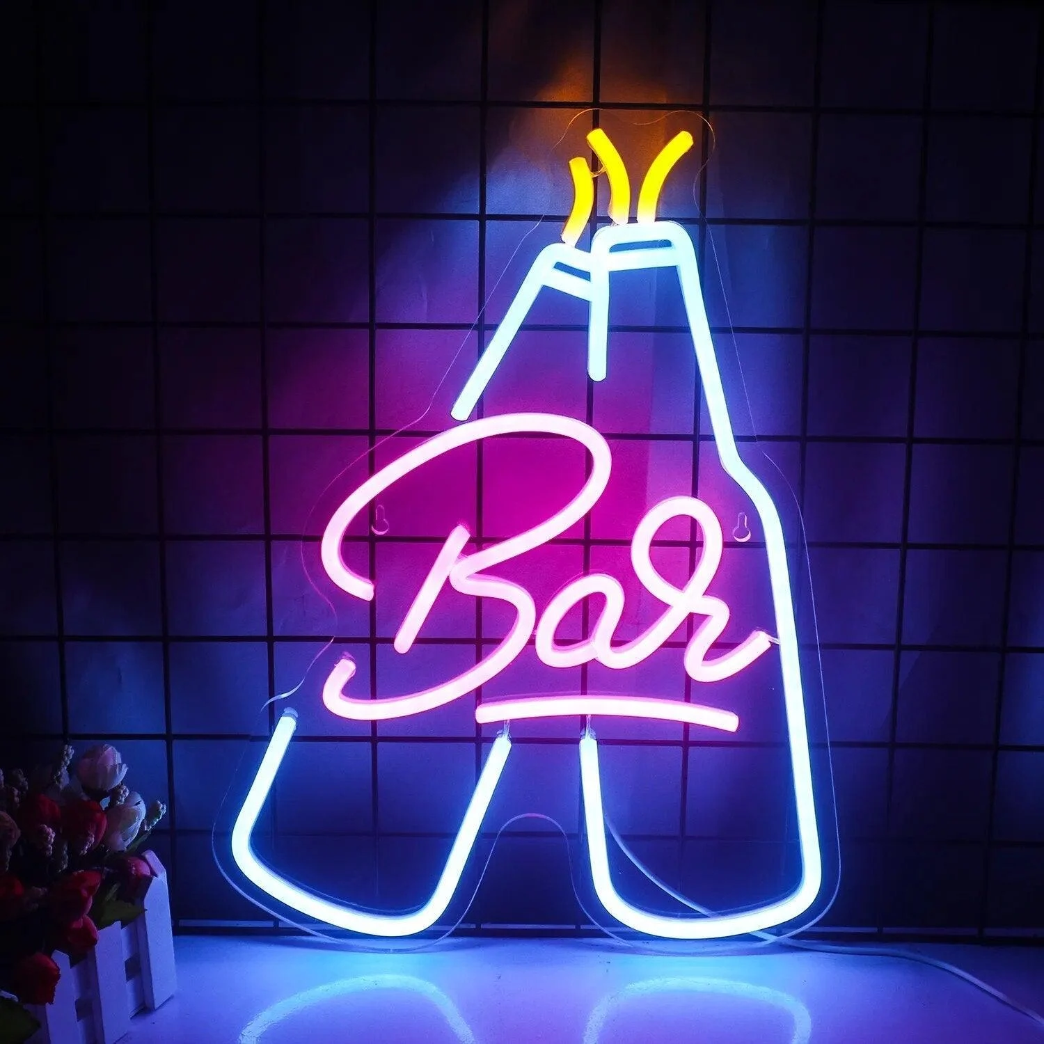 Vibrant Cocktails Beer Led Neon Wall Sign 344856