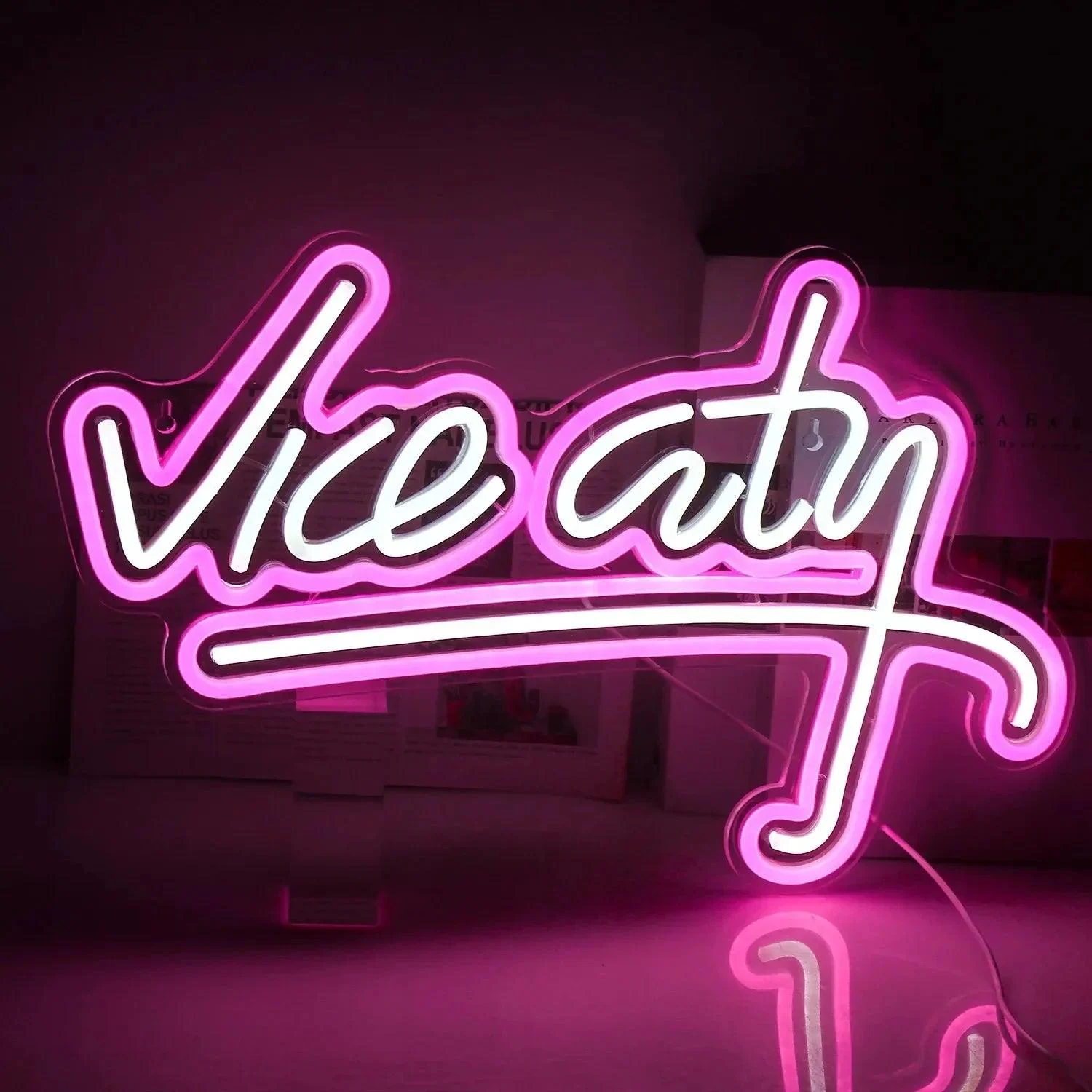 Vice City Pink Led Neon Sign 678428