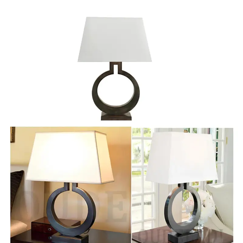 Villaglow moderne villa Tischlampe luxusbeleuchtung fuer innen und aussenbereiche schwarz medium xlumina