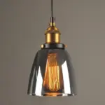 Vintage 55 to 11 wide pendant glass retro lights