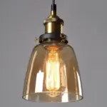 Vintage 55 to 11 wide pendant glass retro lights