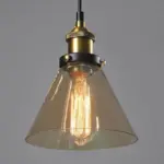 Vintage 55 to 11 wide pendant glass retro lights