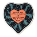 Vintage art record shape soft rug