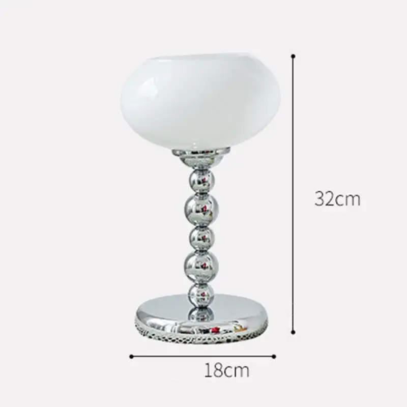 Vintage bauhaus glass table lamp