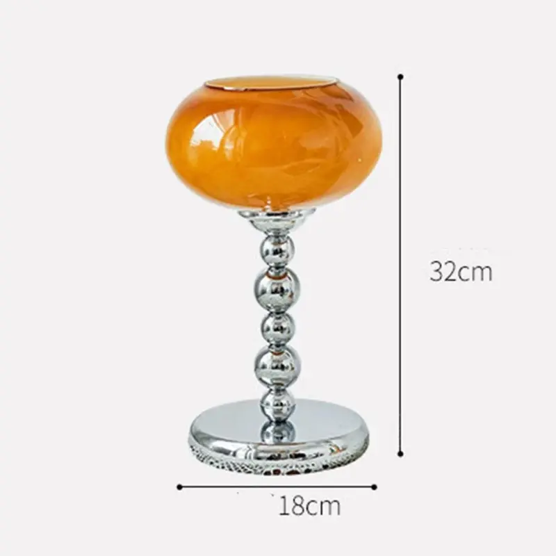 Vintage bauhaus glass table lamp