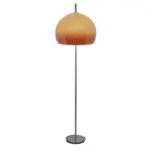 Vintage mushroom shaped glass floor table lamp