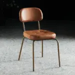 Vintage style ergonomic dining room chair