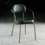 Vintage style ergonomic dining room chair