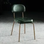 Vintage style ergonomic dining room chair
