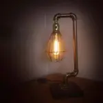 Vintageessence metall tischlampe vintage led tischlampe schwarz messing silber bronze xluminia