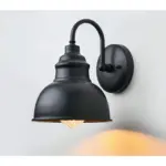 Vintageglow retro aussenwandlampe schwarz kupfer messing wetterbestaendig xlumina3