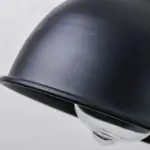 Vintageglow retro aussenwandlampe schwarz kupfer messing wetterbestaendig xlumina5