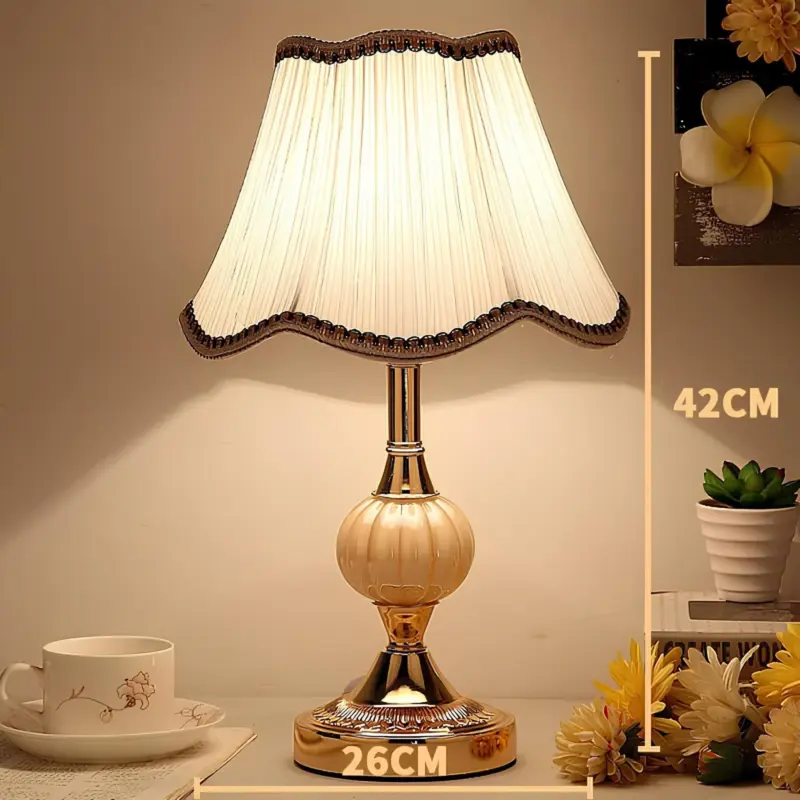 Vintagenordik tischlampe vintage design metall holz lampe wohnzimmer schlafzimmer dekoration xlumina