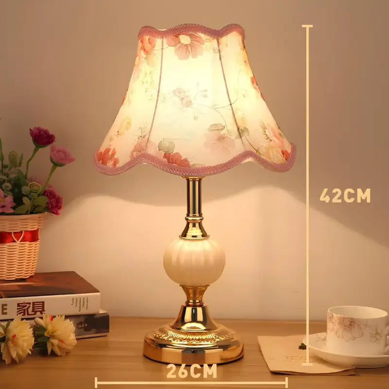 Vintagenordik tischlampe vintage design metall holz lampe wohnzimmer schlafzimmer dekoration xlumina