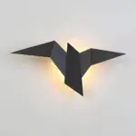 Vogel wandlampe kreatives eisendesign modern e27 leuchtmittel kunstlampe xlumina2