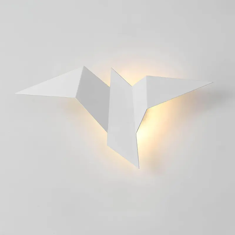 Vogel wandlampe kreatives eisendesign modern e27 leuchtmittel kunstlampe xlumina3