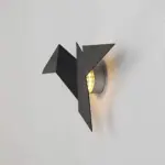 Vogel wandlampe kreatives eisendesign modern e27 leuchtmittel kunstlampe xlumina4