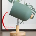 Vydko.com OLO Nordic Wall Wood Hanging Bedside Sconce