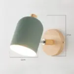 Vydko.com OLO Nordic Wall Wood Hanging Bedside Sconce