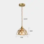 WPrWVintage Kleurrijk Glas Luxe Hanger Licht Restaurant Bar Decoratie Ophanging Luminair Plafond Hangende Lamp Koffie Kroonluchter