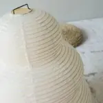 Wabi sabi living room floor rice lamp
