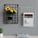 Wall mounted grid basketstorageliving simply house