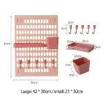 Wall shelf self adhesive storage racks trays
