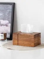Walnut tissue boxaccessoriesliving simply house